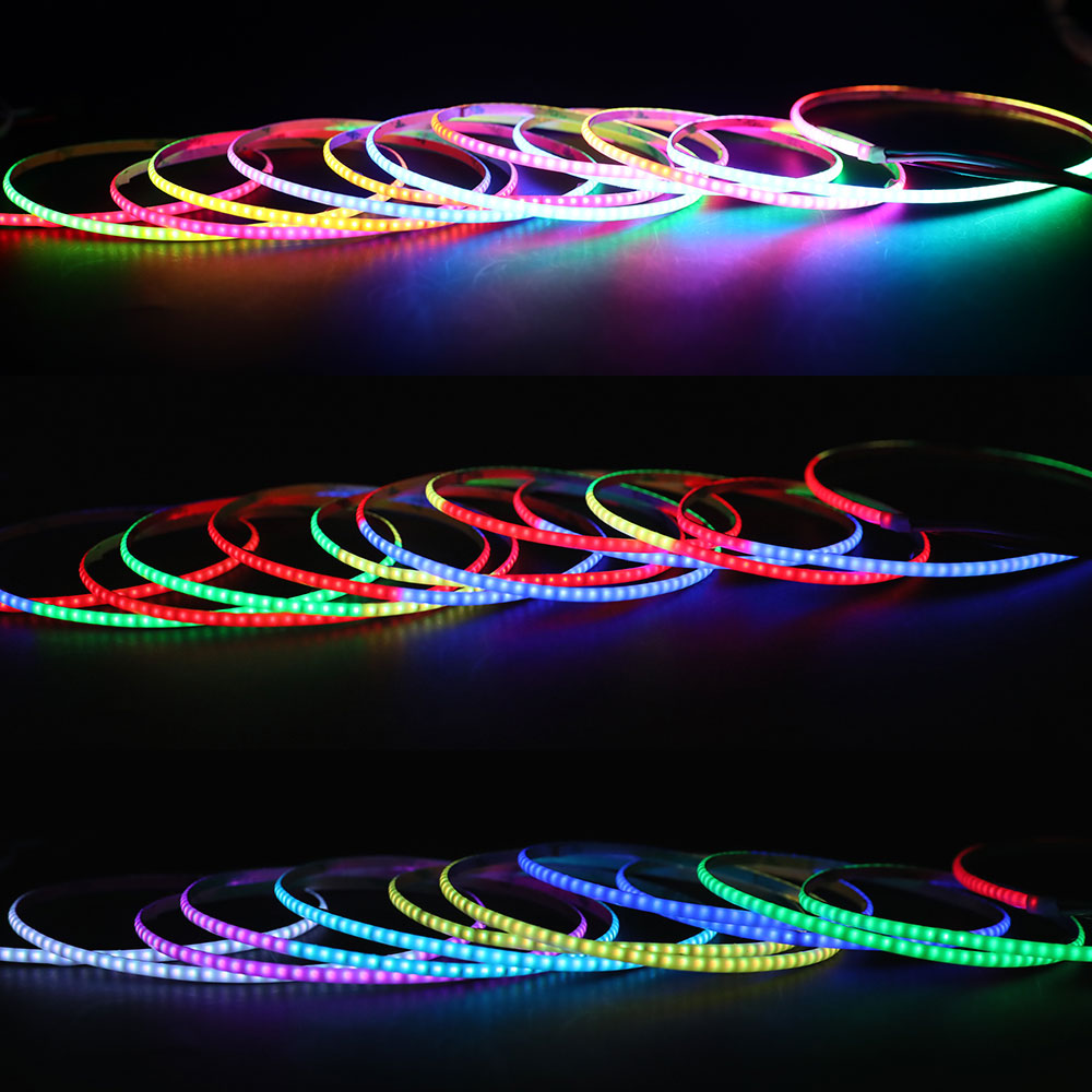 DC5V WS2811 Multi-Color Lights 4mm Slim COB LED Strip 240Chips/m DC5V WS2811 Multi-Color Lights 4mm Slim COB LED Strip 240Chips/m